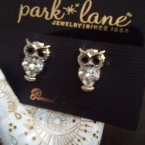 Park Lane Sparkling Rinestone Bling Owls